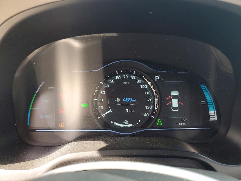 2018 Hyundai Ioniq VIN KMHC75LDXJU083818 COPART salvage auction — ALL OVER, Mo - Salvage Certificate Of Title, sold $1,600 on 2026-07-13 (photo 9)
