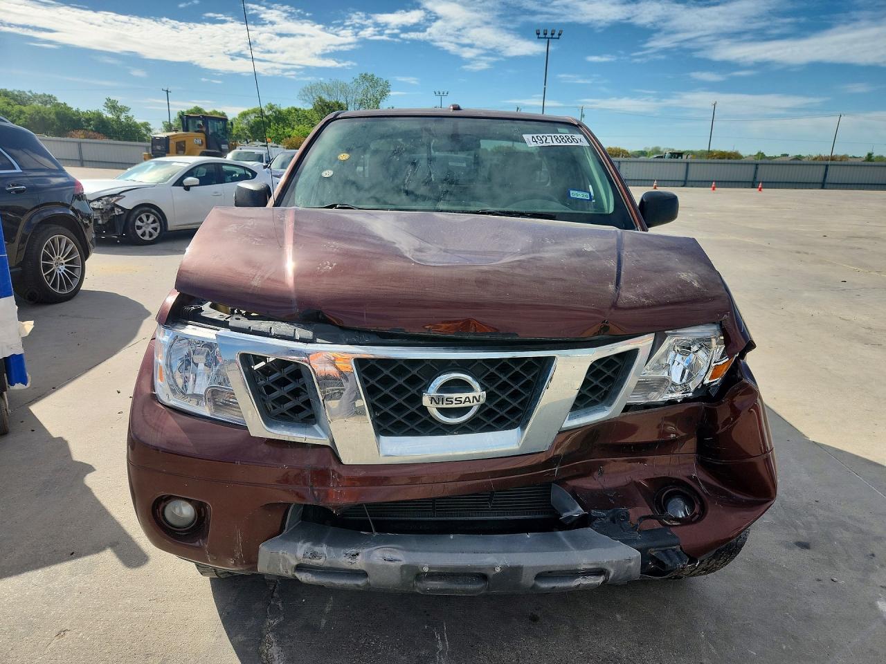 2017 Nissan Frontier VIN 1N6DD0CU5HN745813 COPART salvage auction — Front End, TX - SALVAGE VEHICLE TITLE, sold $5,550 on 2024-01-16 (photo 5)
