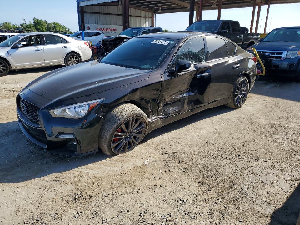 2024 Infiniti Q50 VIN JN1FV7DR6RM680377 — COPART salvage auction photo
