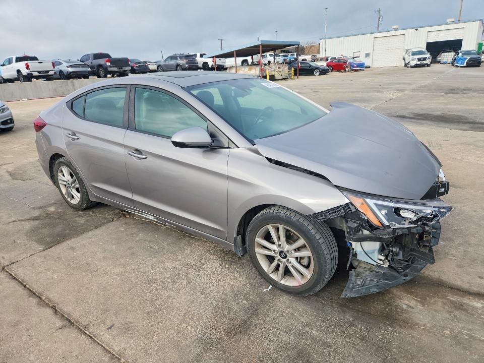 2020 Hyundai Elantra VIN KMHD84LF0LU073704 COPART salvage auction — FRONT END, Tx - Salvage Vehicle Title, sold $2,300 on 2026-07-02 (photo 4)