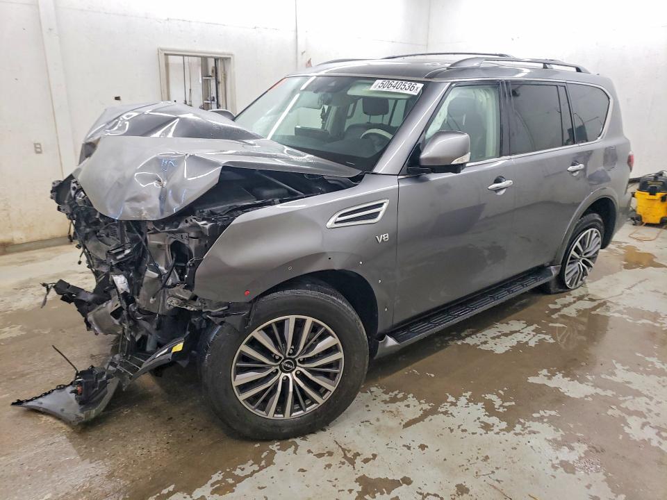 2022 Nissan Armada VIN JN8AY2BD6N9675707 — COPART salvage auction photo