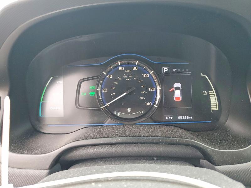 2019 Hyundai Ioniq VIN KMHC65LC4KU125041 COPART salvage auction — FRONT END, Id - Salvage Certificate Of Title, sold $3,750 on 2026-07-24 (photo 9)