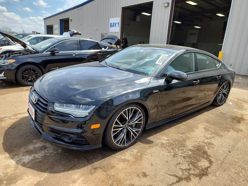 2018 Audi A7 VIN WAU23AFC3JN004262 COPART salvage auction — REAR END, Il - Salvage Certificate, sold $12,100 on 2026-07-30 (photo 1)