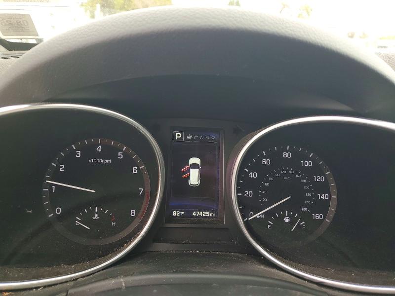 2018 Hyundai Santa fe VIN KM8SRDHF1JU277857 COPART salvage auction — SIDE, Fl - Cert Of Title Slvg Rebuildable, sold $4,650 on 2026-07-13 (photo 9)