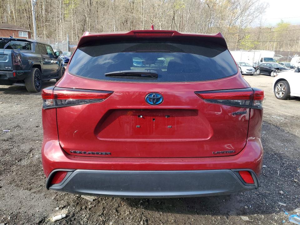 2021 Toyota Highlander VIN 5TDXBRCH1MS531189 COPART salvage auction — FRONT END, Md - Cert Of Salvage > 75% Damage, sold $4,550 on 2026-07-23 (photo 6)