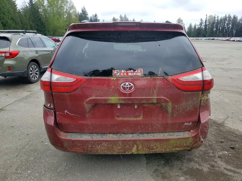 2019 Toyota Sienna VIN 5TDYZ3DC0KS010302 COPART salvage auction — ROOF, WA, sold $6,600 on 2026-07-27 (photo 6)