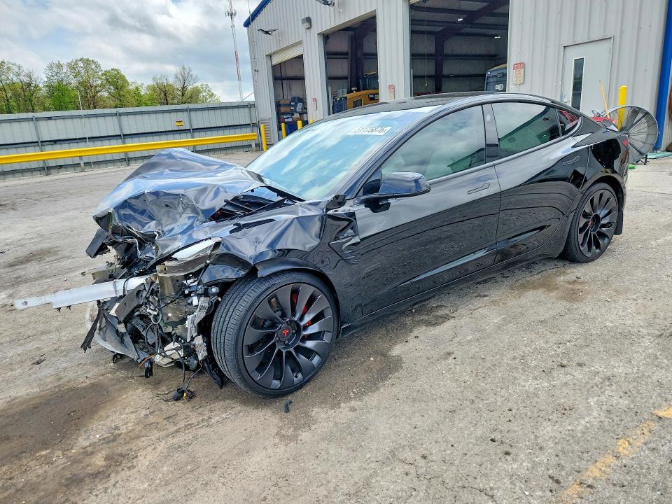 2019 Tesla Model 3 VIN 5YJ3E1EB5KF440346 COPART salvage auction — FRONT END, Mo - Junking Certificate, sold $3,150 on 2026-07-08 (photo 1)