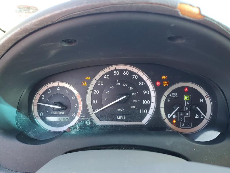 2005 Toyota Sienna VIN 5TDZA23C75S326565 COPART salvage auction — REAR END, IA - CERT OF TITLE-SALVAGE TITLE, sold $550 on 2026-07-08 (photo 9)