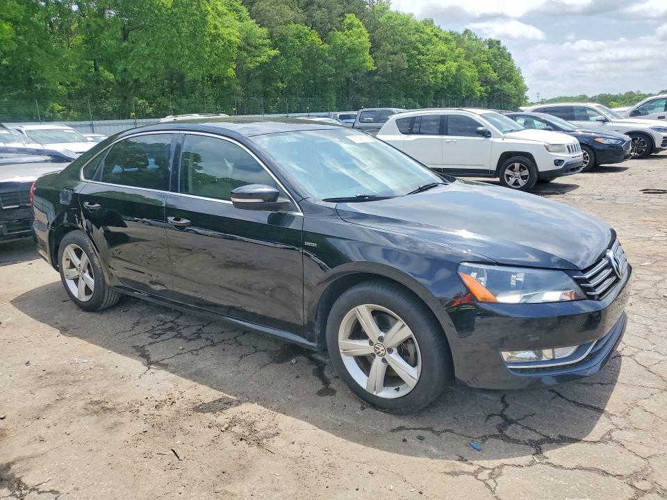 2015 Volkswagen Passat VIN 1VWAS7A38FC122058 COPART salvage auction — FRONT END, Ga - Certificate Of Title, sold $2,050 on 2026-07-09 (photo 4)