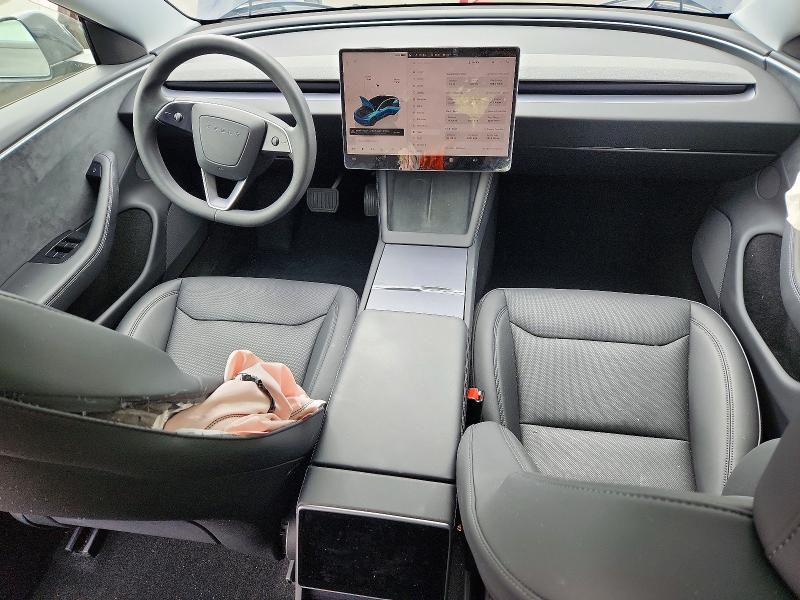 2025 Tesla Model 3 VIN 5YJ3E1EB8SF048705 COPART salvage auction — SIDE, Nj - Cert Of Title-Salvage, sold $13,900 on 2026-07-21 (photo 8)