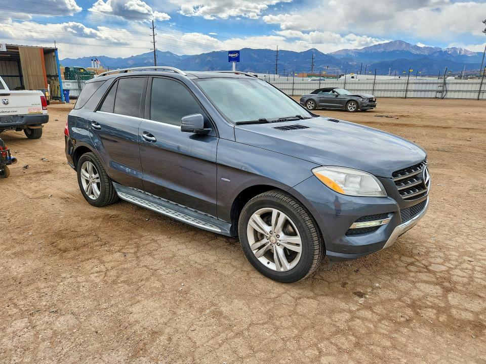 2012 Mercedes-benz Ml-class VIN 4JGDA2EB8CA017322 COPART salvage auction — MINOR DENT/SCRATCHES, NM - CERTIFICATE OF TITLE, sold $300 on 2026-07-29 (photo 4)