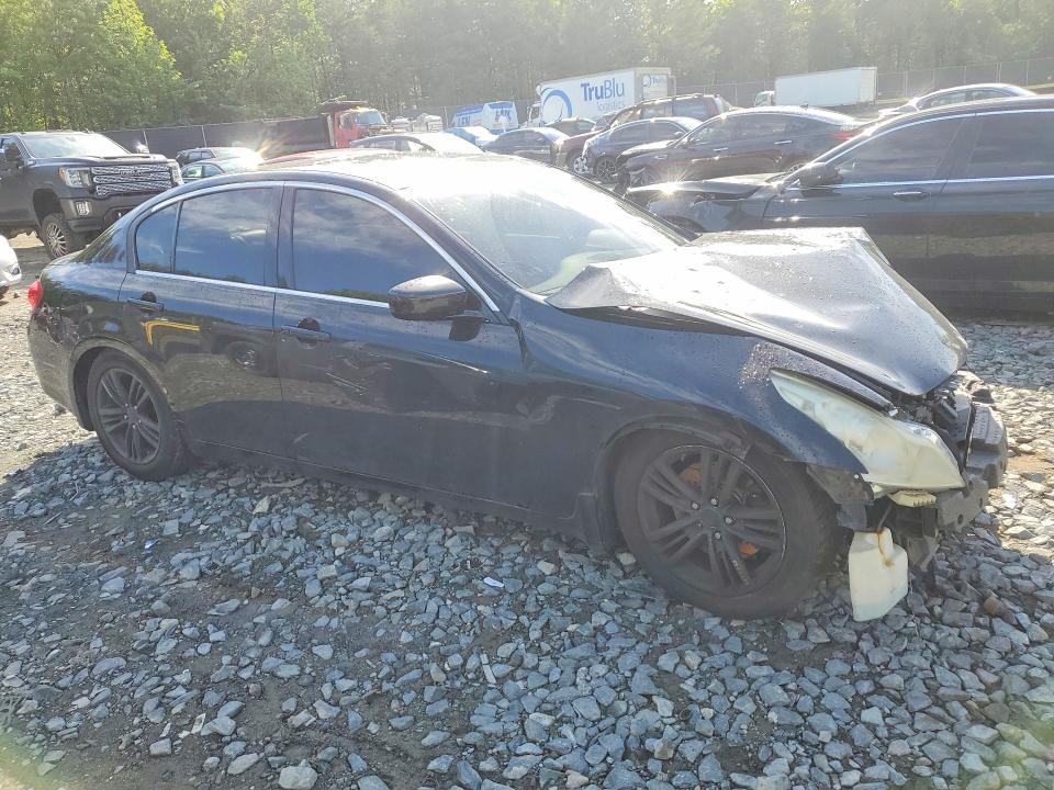 2011 Infiniti G VIN JN1CV6AR3BM404648 COPART salvage auction — FRONT END, Md - Cert Of Salvage > 75% Damage, sold $425 on 2026-07-14 (photo 4)