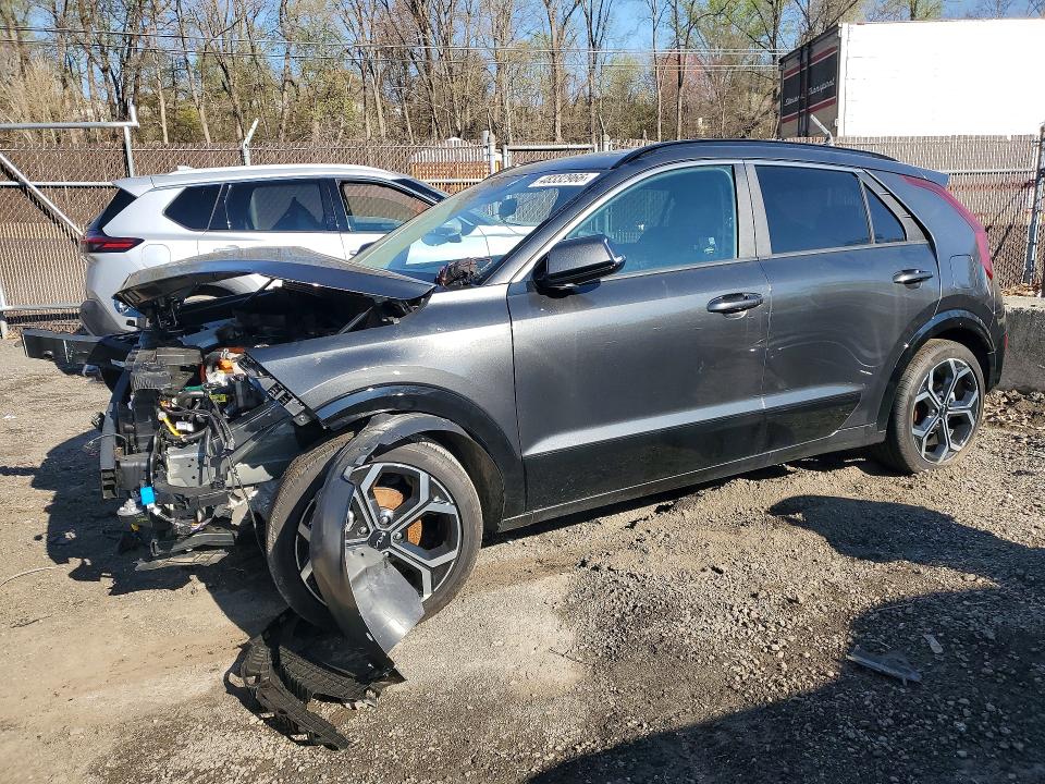 2025 Kia Niro VIN KNDCR3LE1S5260473 COPART salvage auction — FRONT END, Md - Cert Of Salvage-Parts Only, sold $175 on 2026-07-09 (photo 1)