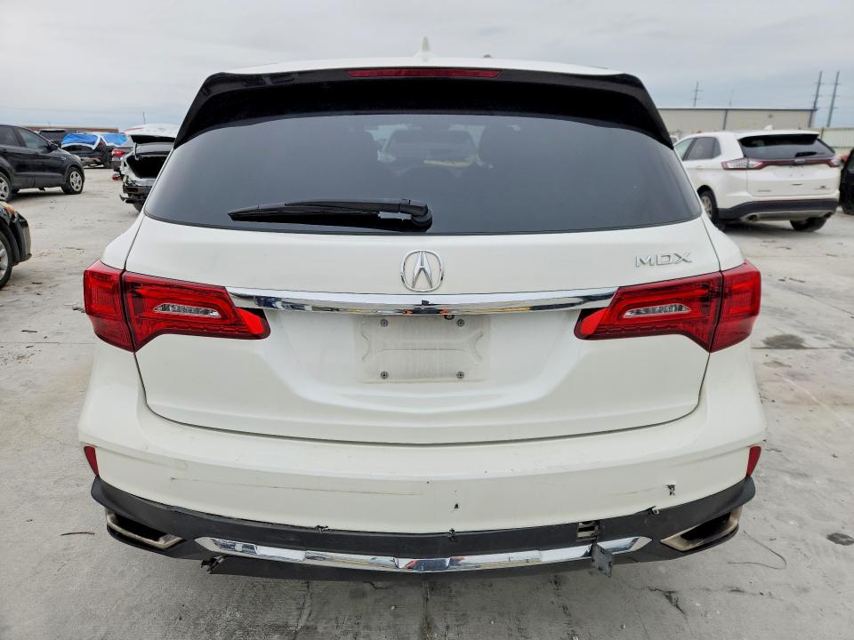 2019 Acura Mdx VIN 5J8YD3H33KL009740 COPART salvage auction — FRONT END, Tx - Salvage Vehicle Title, sold $7,800 on 2026-07-02 (photo 6)