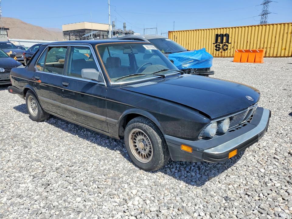 1988 BMW 5er VIN WBADK830XJ9890278 COPART salvage auction — MECHANICAL, Nv - Salvage Title, sold $375 on 2026-07-22 (photo 4)