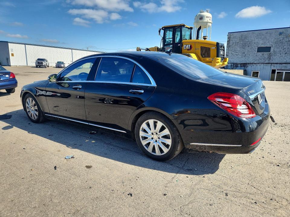 2015 Mercedes-benz S-klasse VIN WDDUG8FB6FA123198 COPART salvage auction — HAIL, Il - Salvage Certificate, sold $14,300 on 2026-07-08 (photo 2)