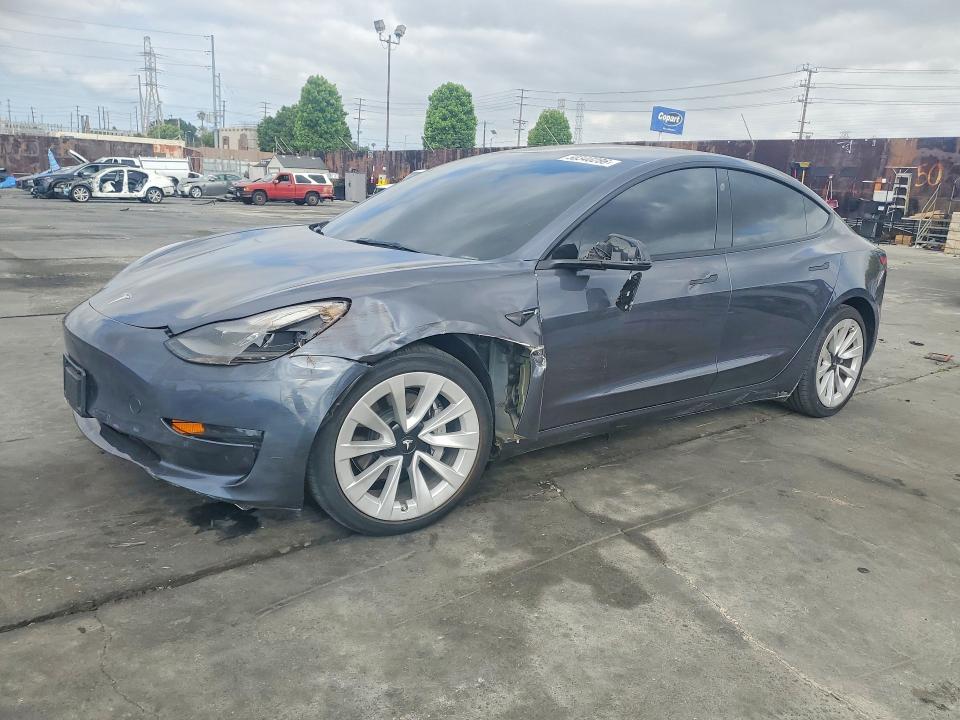 2022 Tesla Model 3 VIN 5YJ3E1EB8NF354985 COPART salvage auction — FRONT END, Salvage Title, sold $6,700 on 2026-07-24 (photo 1)