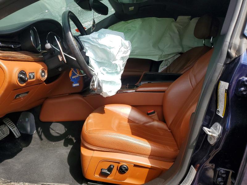 2018 Maserati Quattroporte VIN ZAM56YRA8J1287626 COPART salvage auction — FRONT END, Il - Salvage Certificate, sold $3,750 on 2026-07-08 (photo 7)
