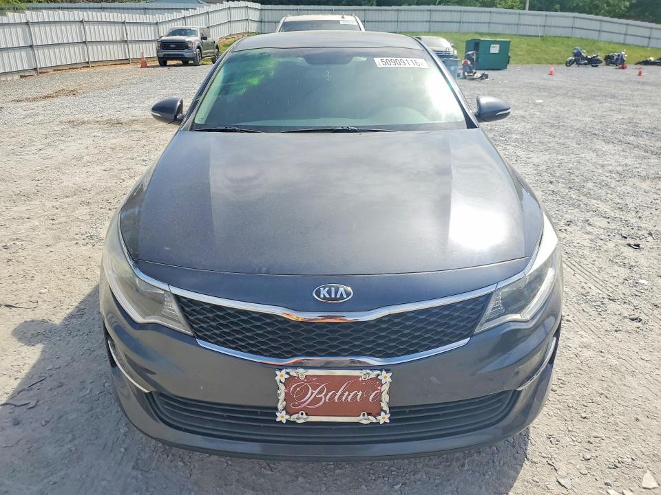 2017 Kia Optima VIN 5XXGT4L38HG162424 COPART salvage auction — REAR END, Nc - Salvage Certificate Of Title, sold $2,350 on 2026-07-22 (photo 5)