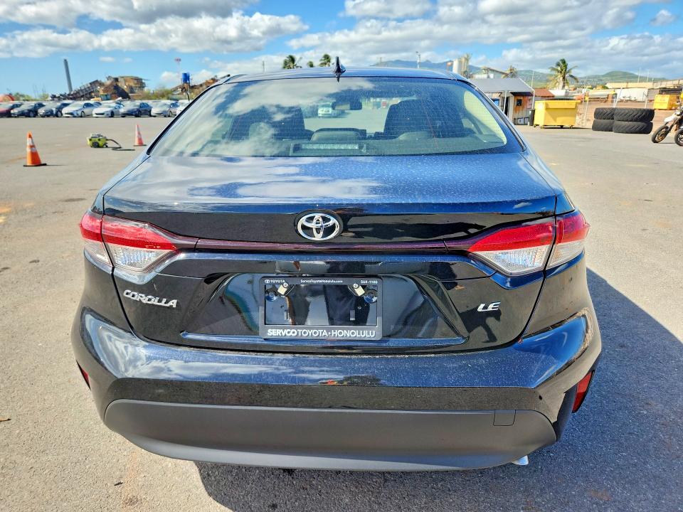 2026 Toyota Corolla VIN JTDB4MEE9T3035079 COPART salvage auction — WATER/FLOOD, Hi - Certificate Of Salvage, sold $2,250 on 2026-07-27 (photo 6)