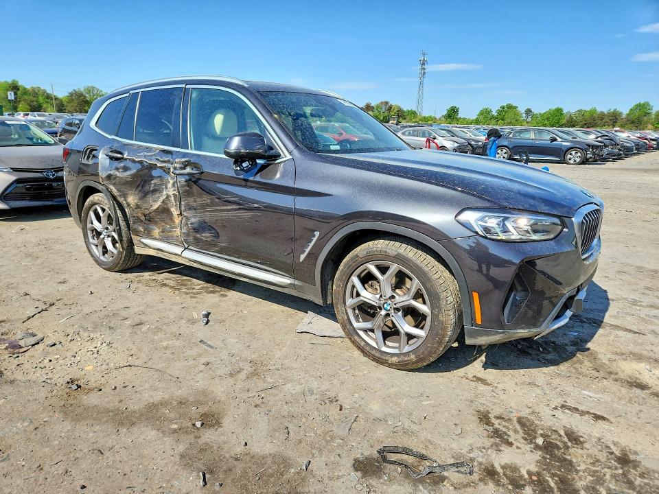 2022 BMW X3 VIN 5UX43DP03N9L74996 COPART salvage auction — SIDE, Va - Cert Of Title - Salvage, sold $9,900 on 2026-07-08 (photo 4)
