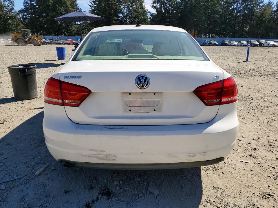 2013 Volkswagen Passat VIN 1VWBH7A36DC088489 COPART salvage auction — MINOR DENT/SCRATCHES, Wa - Vehicle Cert Of Ownership-Titl, sold $525 on 2026-07-10 (photo 6)