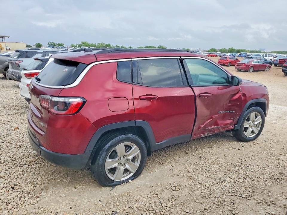2022 Jeep Compass VIN 3C4NJCBB7NT104062 COPART salvage auction — SIDE, Tx - Certificate Of Title, sold $4,150 on 2026-09-08 (photo 3)