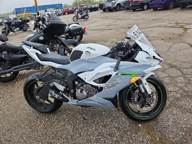 2021 Kawasaki Zx VIN JKBZXJH11MA008412 COPART salvage auction — FRONT END, Oh - Cert Of Title-Salvage, sold $3,300 on 2026-07-09 (photo 1)
