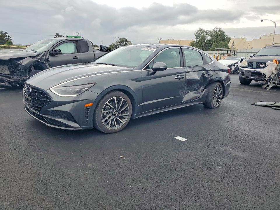 2022 Hyun Sonata VIN KMHL34J24NA168121 COPART salvage auction — SIDE, Ca - Salvage Certificate, sold $9,200 on 2026-07-06 (photo 1)