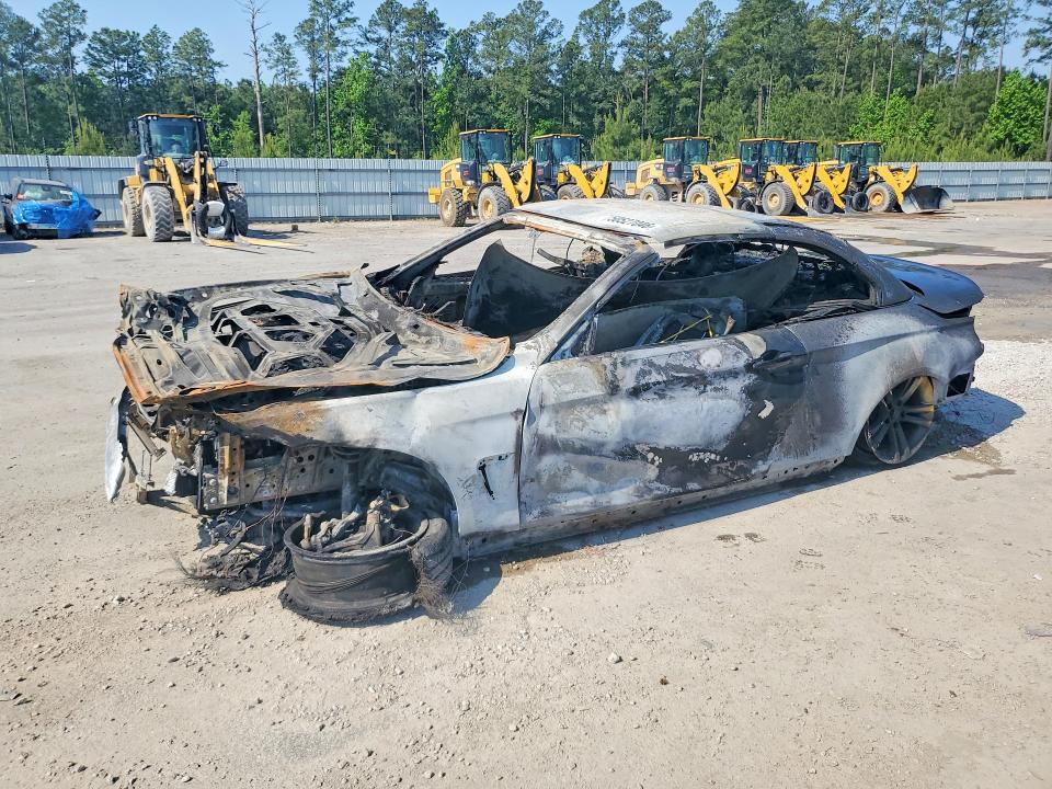 2017 BMW 4 series VIN WBA4U7C5XH5D43063 COPART salvage auction — Burn Interior, Sc - Non-Reb & Rem Salvage Title, sold $250 on 2026-08-03 (photo 1)