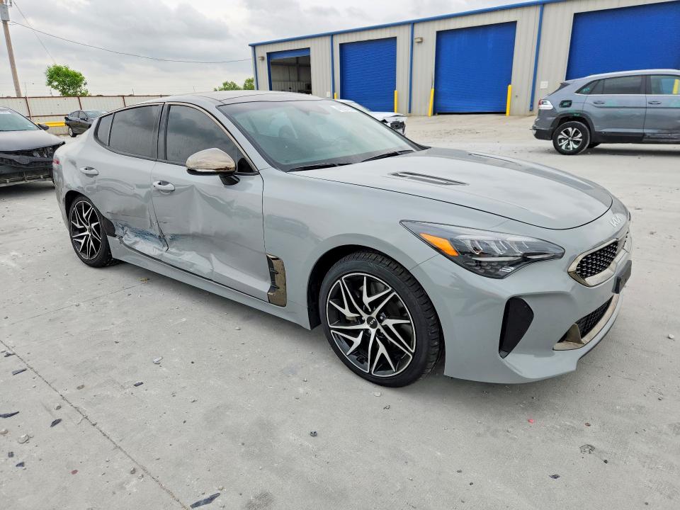 2022 Kia Stinger VIN KNAE35LD3N6113659 COPART salvage auction — SIDE, Tx - Certificate Of Title, sold $250 on 2026-07-21 (photo 4)