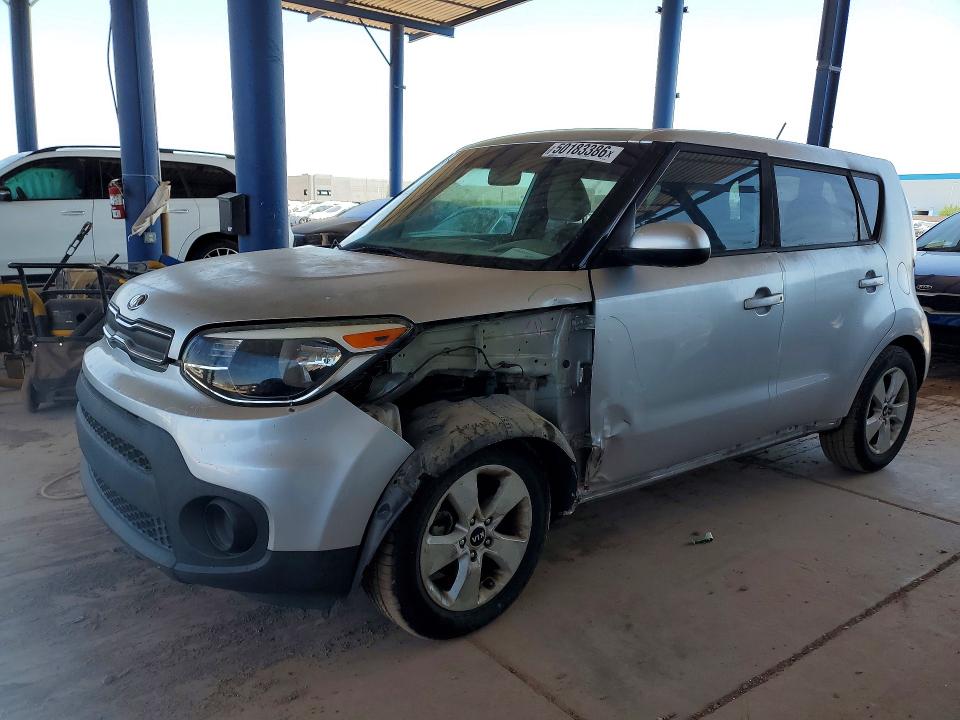 2018 Kia Soul VIN KNDJN2A28J7607323 COPART salvage auction — FRONT END, Az - Cert Of Title - Salvage, sold $2,000 on 2026-07-09 (photo 1)