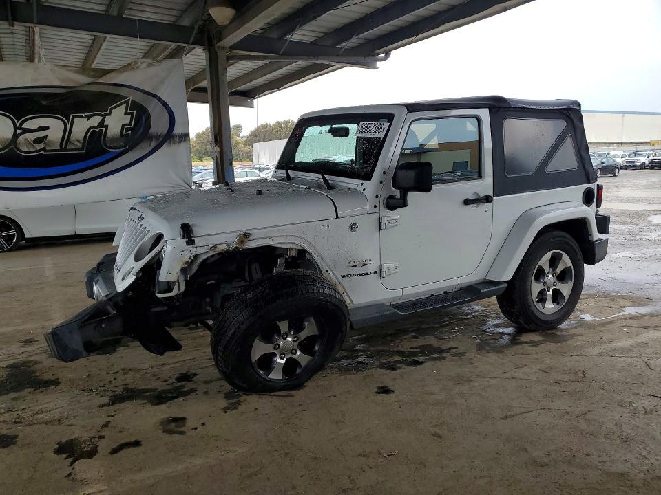 2017 Jeep Wrangler / VIN 1C4AJWBG7HL669018 COPART salvage auction — UNDERCARRIAGE, Ca - Salvage Certificate, sold $4,350 on 2026-07-09 (photo 1)