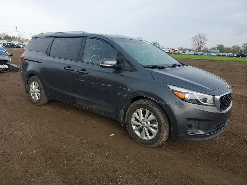 2016 Kia SEDONA VIN KNDMB5C12G6146470 COPART salvage auction — VANDALISM, Oh - Cert Of Title-Salvage, sold $1,300 on 2026-07-09 (photo 4)