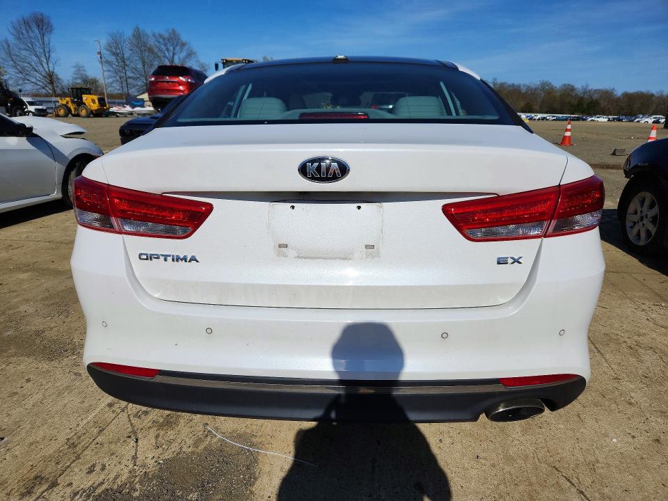 2016 Kia Optima VIN 5XXGU4L38GG091513 COPART salvage auction — FRONT END, Id - Salvage Certificate Of Title, sold $2,600 on 2026-07-27 (photo 6)