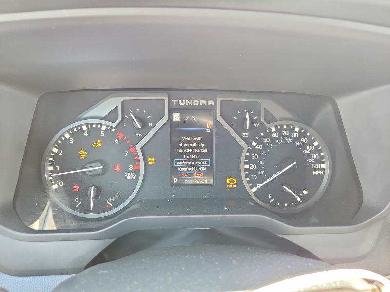 2022 Toyota Tundra VIN 5TFLA5AB3NX009801 COPART salvage auction — FRONT END, Id - Salvage Certificate Of Title, sold $14,200 on 2026-07-20 (photo 9)