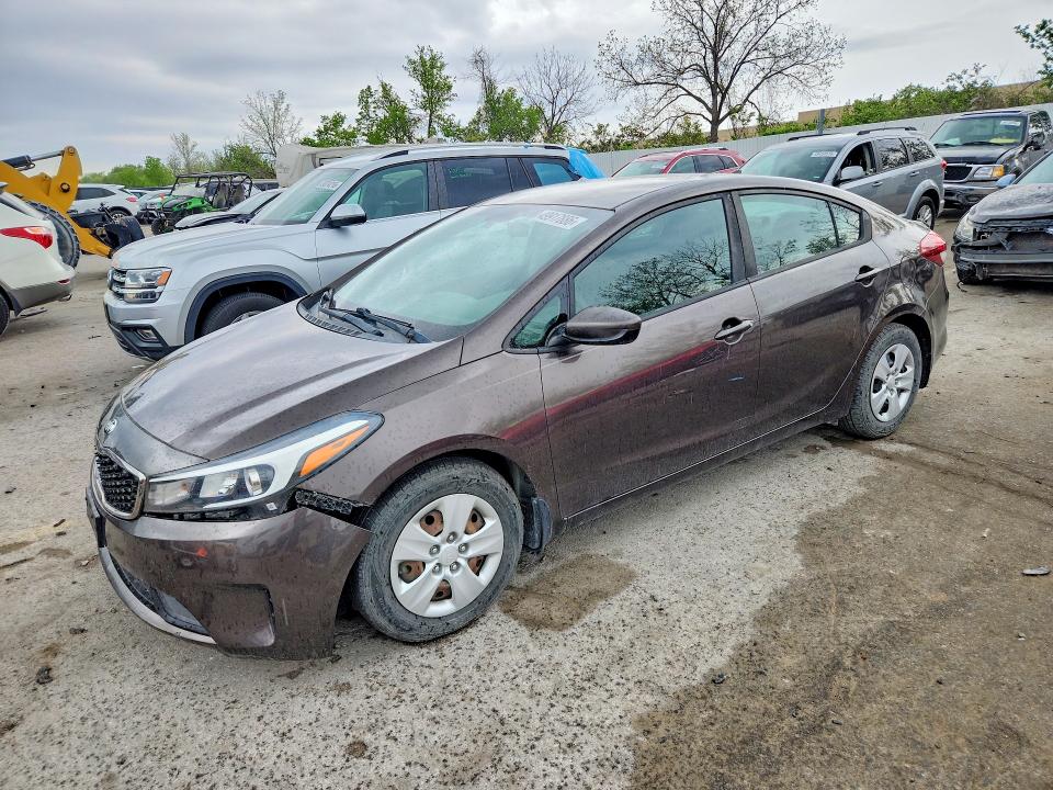 2017 Kia Forte VIN 3KPFK4A76HE123666 COPART salvage auction — REAR END, Mo - Cert Of Title-Repossessed, sold $1,550 on 2026-07-10 (photo 1)