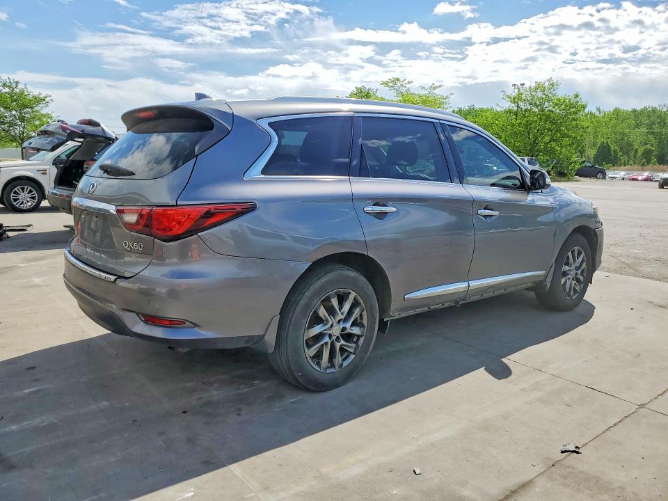 2020 Infiniti Qx60 VIN 5N1DL0MN7LC536019 COPART salvage auction — SIDE, Ky - Red Rebuilt Salvage Flood, sold $2,600 on 2026-07-02 (photo 3)