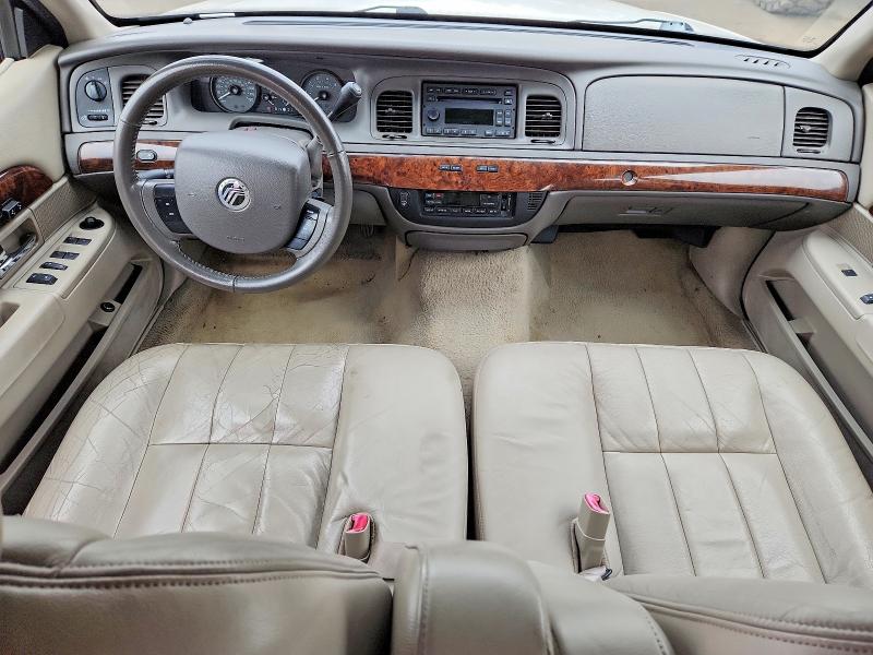 2009 Mercury Grand marquis VIN 2MEHM75V99X601778 COPART salvage auction — FRONT END, Ct - Cert Of Title-Salvage, sold $1,050 on 2026-07-10 (photo 8)