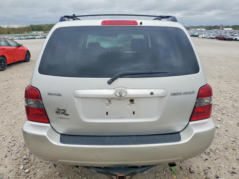 2006 Toyota Highlander VIN JTEHD21A760045208 COPART salvage auction — HAIL, Mi - Certificate Of Title, sold $1,250 on 2026-07-02 (photo 6)