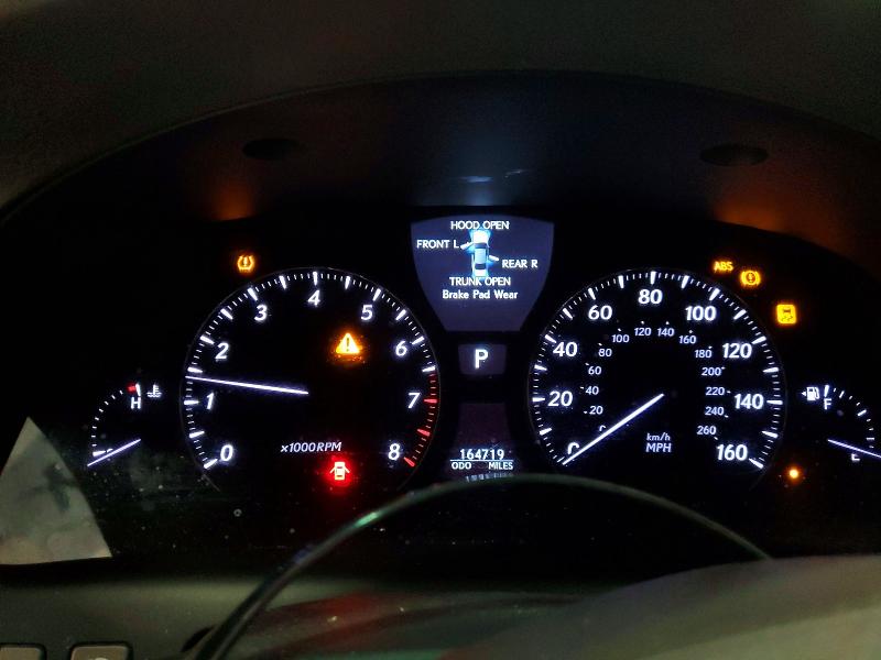 2011 Lexus Ls VIN JTHBL5EF5B5107639 COPART salvage auction — MECHANICAL, Va - Certificate Of Title, sold $1,800 on 2026-07-21 (photo 9)