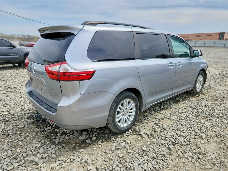 2015 Toyota Sienna VIN 5TDYK3DC5FS537715 COPART salvage auction — FRONT END, Nj - Cert Of Title-Salvage, sold $1,600 on 2026-07-22 (photo 3)