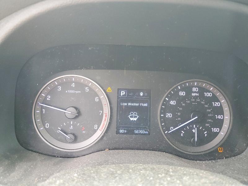 2018 Hyundai Tucson VIN KM8J2CA47JU694435 COPART salvage auction — FRONT END, Fl - Cert Of Title Slvg Rebuildable, sold $3,550 on 2026-07-14 (photo 9)