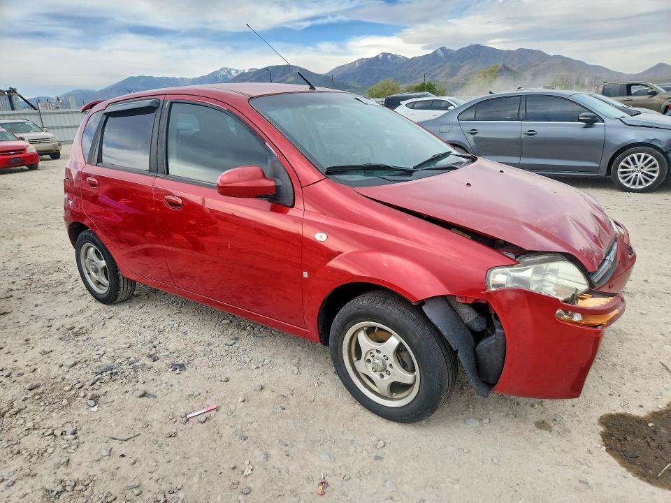 2008 Chevrolet Aveo VIN KL1TD666X8B075859 COPART salvage auction — FRONT END, Ut - Salvage Certificate, sold $225 on 2026-07-07 (photo 4)