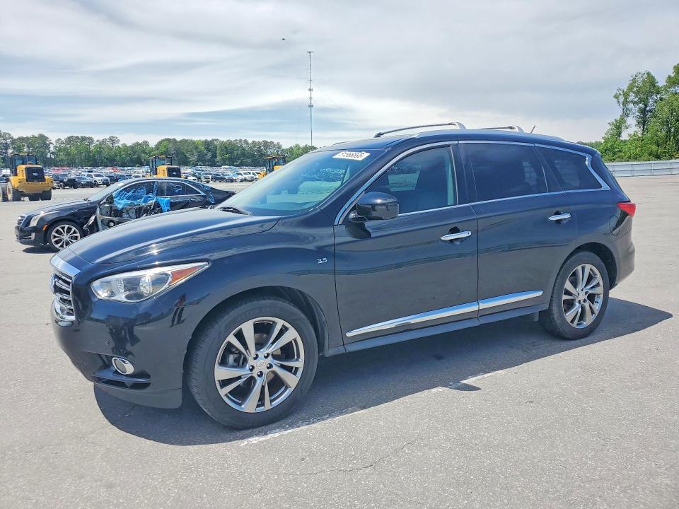 2015 Infiniti Qx60 VIN 5N1AL0MM0FC536278 COPART salvage auction — FRONT END, NC - SALVAGE CERTIFICATE OF TITLE, sold $1,150 on 2026-07-02 (photo 1)