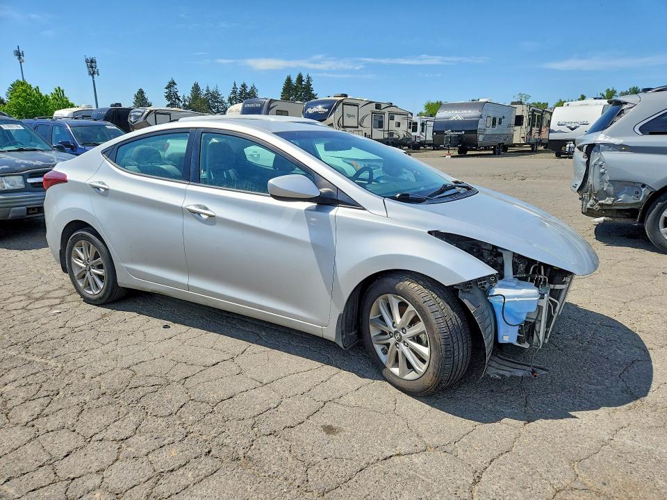 2015 Hyundai VIN 5NPDH4AE7FH618827 COPART salvage auction — FRONT END, Or - Salvage Title Certificate, sold $2,100 on 2026-07-20 (photo 4)