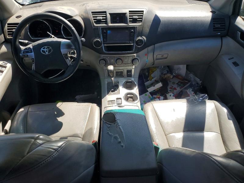 2013 Toyota Highlander VIN 5TDZK3EH4DS116600 COPART salvage auction — FRONT END, Ca - Salvage Certificate, sold $60 on 2026-07-27 (photo 8)