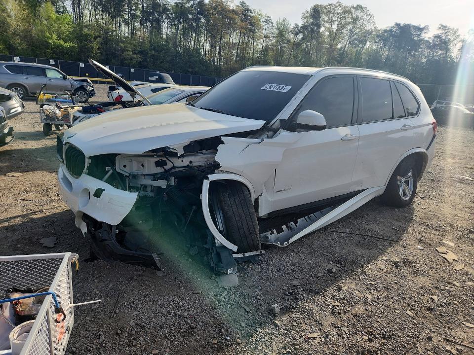 2015 BMW X5 VIN 5UXKR6C5XF0J78787 COPART salvage auction — FRONT END, Md - Cert Of Salvage > 75% Damage, sold $225 on 2026-07-24 (photo 1)