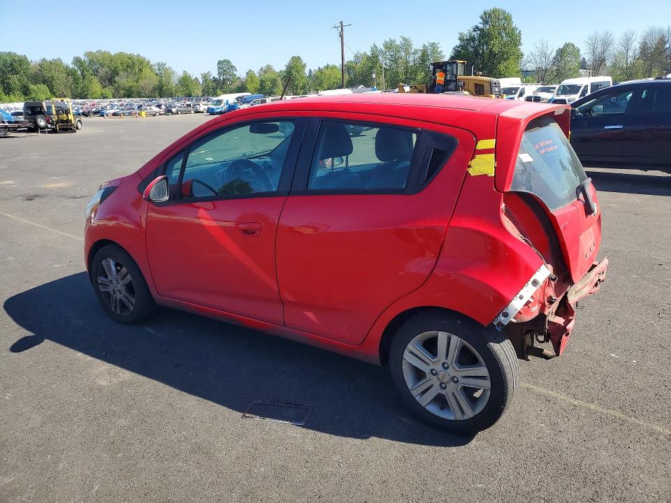 2013 Chevrolet Spark VIN KL8CB6S90DC538023 COPART salvage auction — REAR END, Or - Salvage Title Certificate, sold $650 on 2026-07-08 (photo 2)