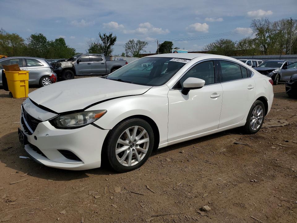 2014 Mazda 6 VIN JM1GJ1U61E1142942 COPART salvage auction — FRONT END, IL - SALVAGE CERTIFICATE, sold $1,200 on 2026-07-17 (photo 1)